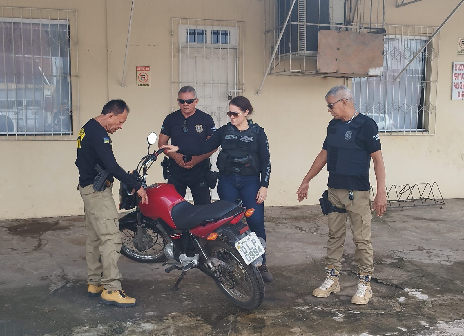 EM MACAPÁ, POLÍCIA CIVIL LOCALIZA E RECUPERA MOTO ROUBADA